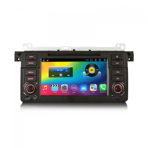 Erisin ES8864D Android 14.0 Car Stereo GPS For BMW E46 M3 Rover 75 MG ZT Wireless CarPlay Auto Radio DVD DSP 4G LTE Slot