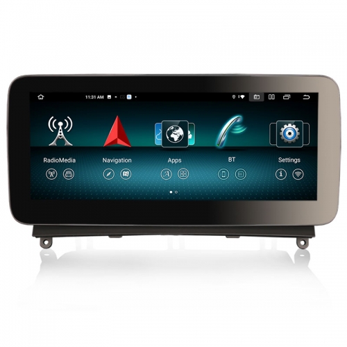 Erisin ES38C40 IPS Android 14 Car Stereo GPS For Mercedes-Benz C-Class W204 S204 2008-2010 with NTG 4.0 System Carplay Auto Radio WiFi 4G DSP System