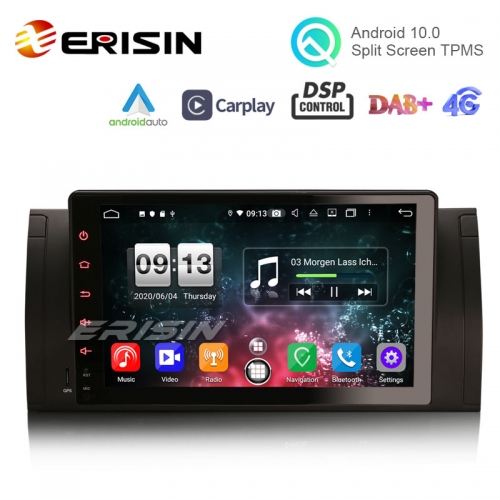 ES8795B 9" DSP Android 12.0 Car Stereo For BMW E39 E53 PX5 GPS Sat Nav CarPlay & Auto Radio 4G DAB+ WiFi