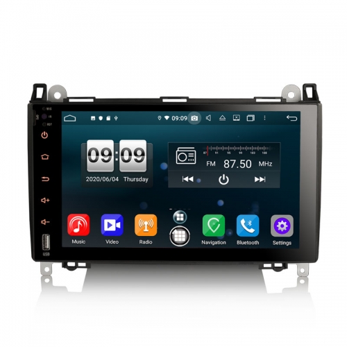 Erisin ES8792B 9" PX5 DSP Android 14.0 Car Multimedia For Benz A Class W169 B Class W245 Sprinter Viano Vito CarPlay & Auto GPS 4G DAB+