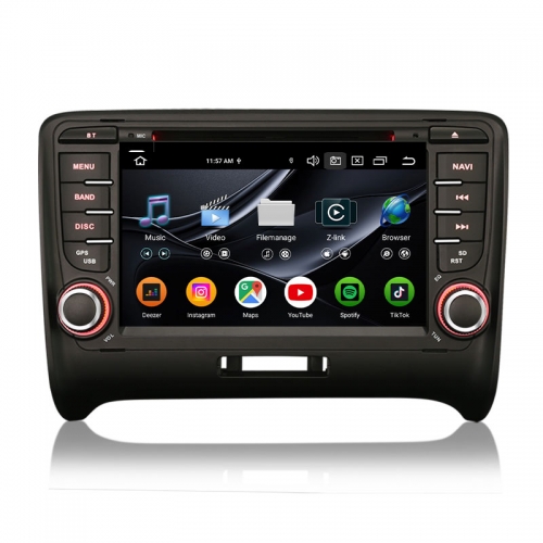 Erisin ES9177A 8G+128G DSP Android 16.0 Car DVD CarPlay & Auto GPS TPMS DAB+ Canbus IPS for AUDI TT MK2 2006-2014 Stereo 4G WiFi Multimedia