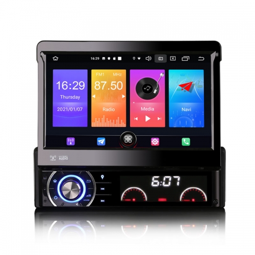 Erisin ES2790U 7inch ISO 1 IDn Universal Unit Android 12.0 Car DVD Player GPS Navigation TPMS BT WiFi DAB Wireless CarPlay DSP System
