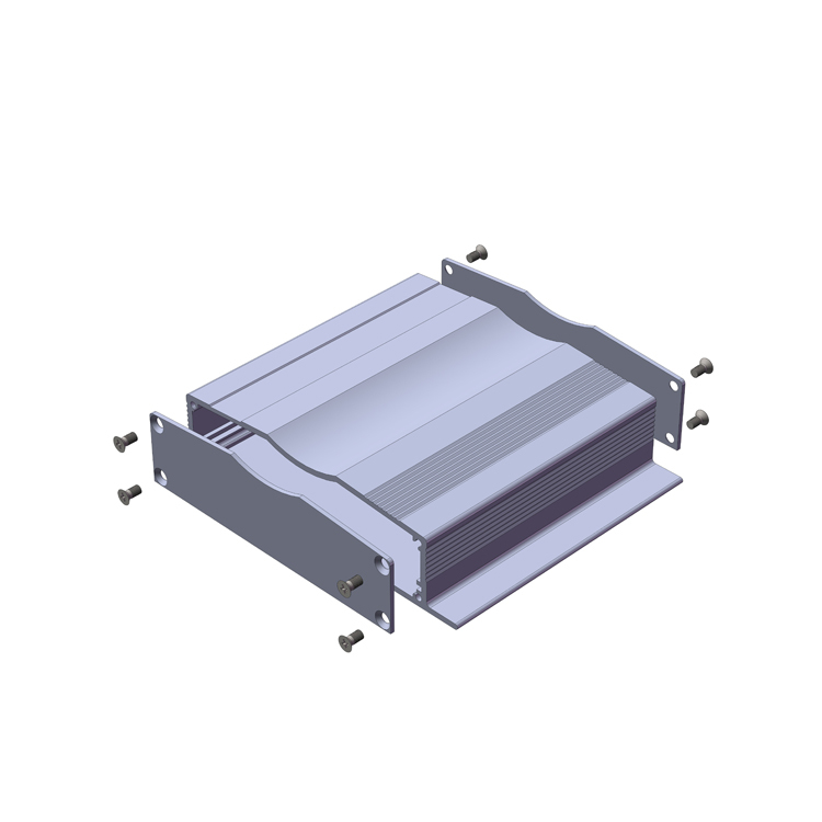 129*29-L electronic enclosure design aluminum extrusion material large project box