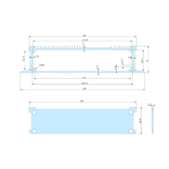 143*31-L aluminum pcb international electronic housing