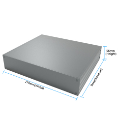 56高铝型材机箱仪表仪器铝型材壳体电子元件铝盒DIY铝壳 铝外壳