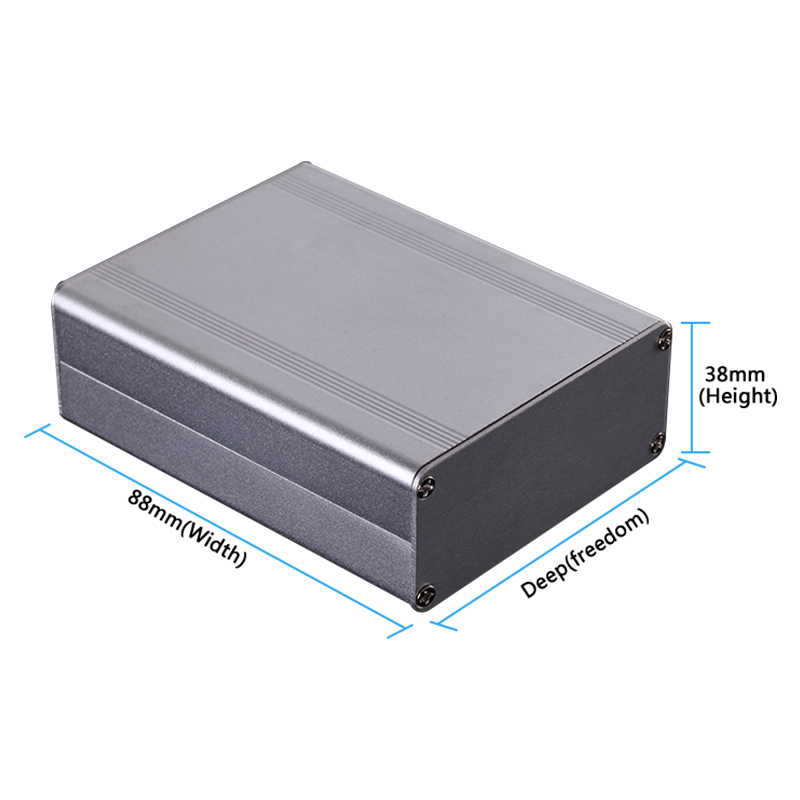 88*38-L aluminum material profile instrument metal case box