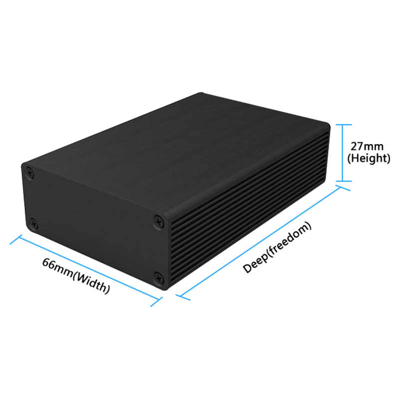 66*27-100铝型材外壳铝合金盒子铝盒铝壳加工定制铝外壳厂家直销