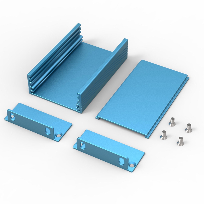 50*21-80小铝盒铝型材壳体铝外壳移动电源盒pcb盒铝合金盒子定制