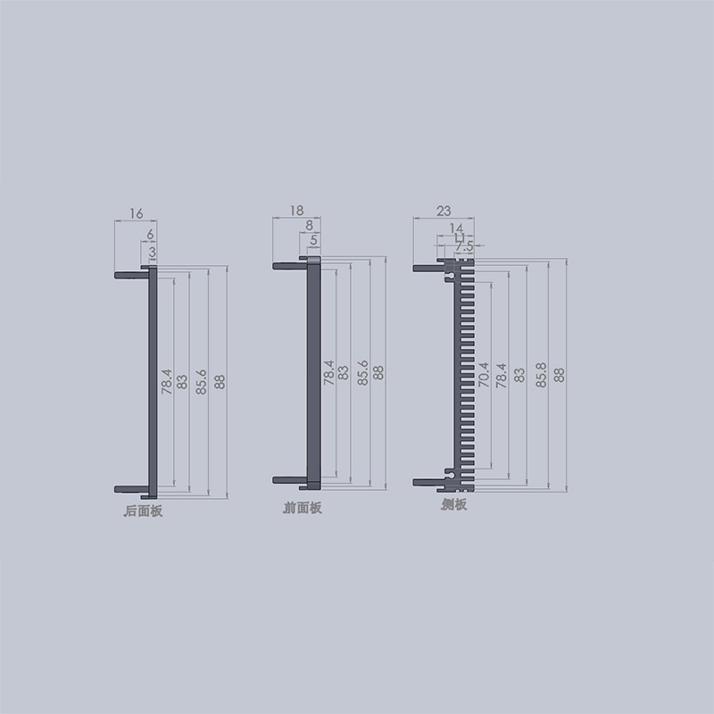 PD003-2U -250 case server metal box electrical cabinet enclosures