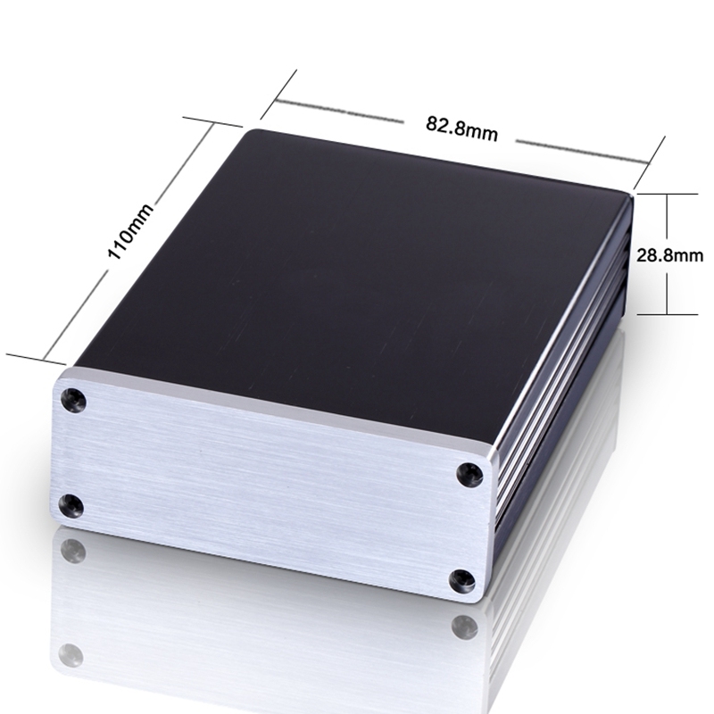 82.8*28.8耳放铝型材外壳/DIY功放机箱铝壳体/MP3音频播放器铝盒