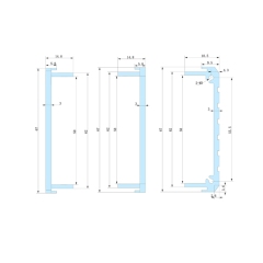 PD001-1.5U electronics rack cabinet box enclosures housing design