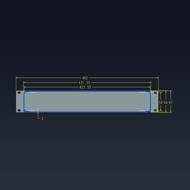 PD001-1.5U electronics rack cabinet box enclosures housing design