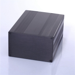 145*82-L aluminium project enclosure pcb box black case pcb outdoor equipment enclosure