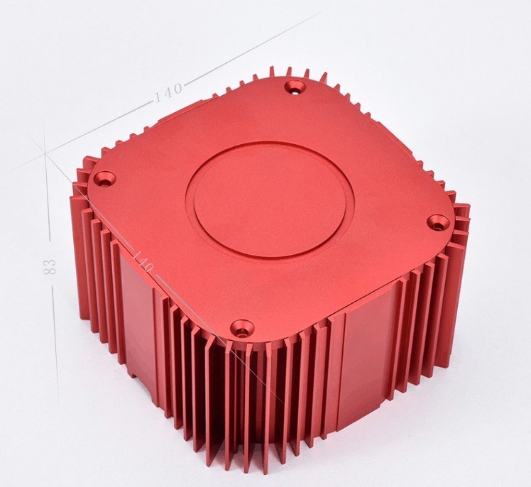 All aluminum alloy transformer cover 140 * 140 * 83 aluminum alloy cattle cover