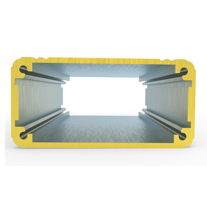 aluminium tube 57*28-L anodized enclosure suppliers extruded aluminium box case