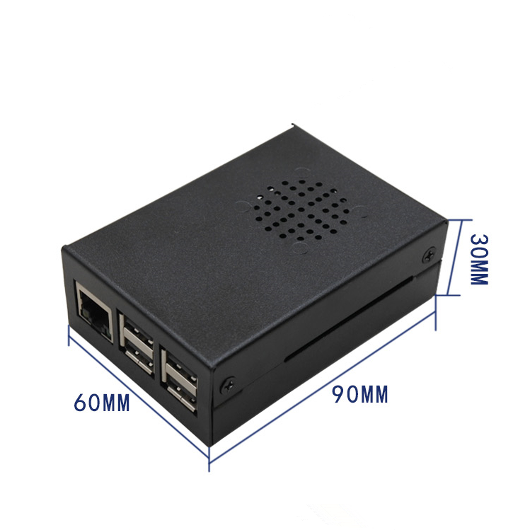 PF002 90*60*30 Raspberry Pi 3 generation 2 generation metal electronic shell RPi3 multi-color optional protective shell can be customized S101