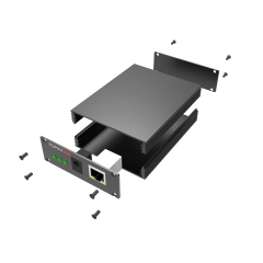 78*26Aluminum electrical pcb instrument extruded box enclosure powder supply PCB chassis enclosures