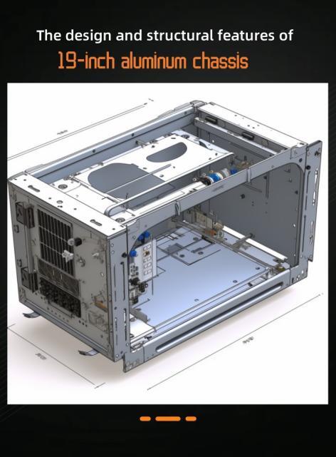19-inch aluminum chassis Design and structural features
