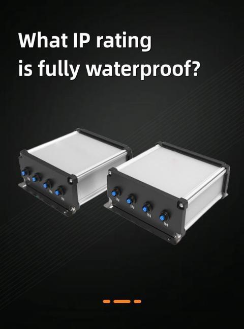 What IP rating is fully waterproof?