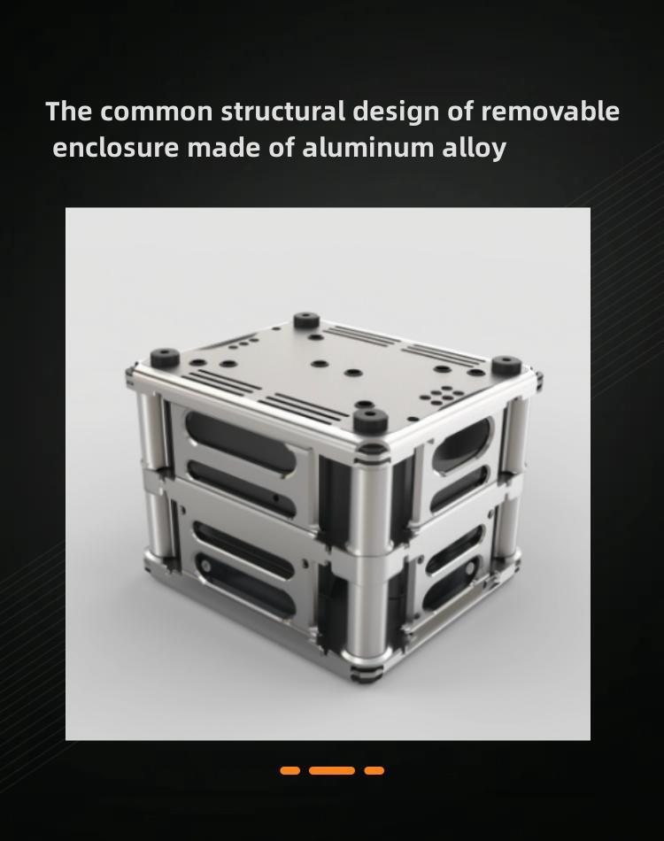 The common structural design of removable enclosure made of aluminum alloy