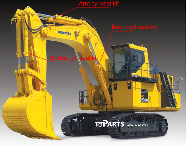 Largest Japanese Komatsu PC2000-8 excavator in Sakhalin works at Solntsevsky coal mine