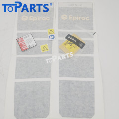 3315321590 Hydraulic breaker Label Kit for Atlas Copco SB552 Hydraulic Hammer