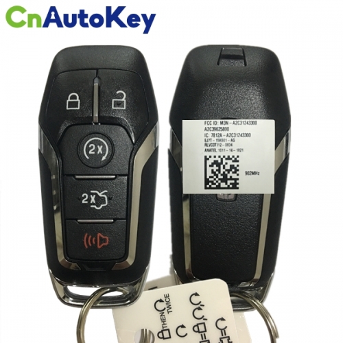 CN093004  Key for Ford Lincoln Frequency 902 MHz Transponder HITAG-Pro Part No EJ7T-15K601-AG