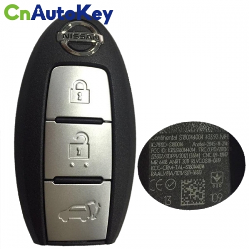 CN027028 Aftermarket FOR NISSAN Pathfinder 3 Button smart card 433MHZ 47chip S180144014