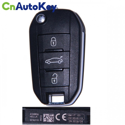 CN009001 New Remote Key Keyless Fob 3 Button 433MHz With ID46 Chip Inside for Peugeot 508