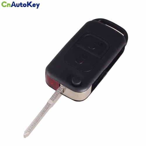 CS002017 Flip Folding car Shell Remote Key Fob Case 2 Button For Mercedes Benz E113 A C E S W168 W202 W203