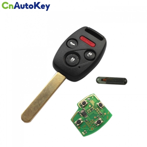 CN003034 2003-2007 Honda Remote Key 3+1 Button and Chip Separate ID48 433MHZ Fit ACCORD FIT CIVIC ODYSSEY