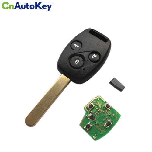 CN003043 2003-2007 Honda Remote Key 3 Button 433MHZ and Chip Fit ACCORD FIT CIVIC ODYSSEY ID46