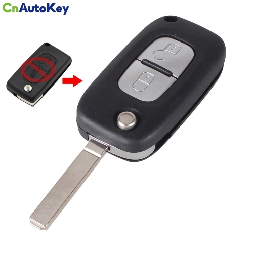 CS009006 Modified Flip folding 2 Button remote Car Key Cover For PEUGEOT 406 407 408 308 307 107 207 Fob Case CE0523
