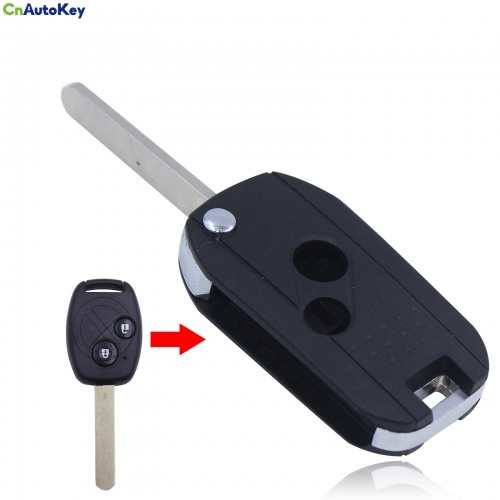 CS003016 Modified Flip Folding Remote Key Shell 2 Button Key Shell Case For Honda CRV Accord