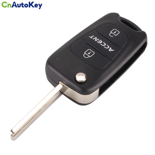 CS020008 3 Buttons Car-styling Replacement Flip Folding Key case Shell For Hyundai Accent Remote Key Case Fob