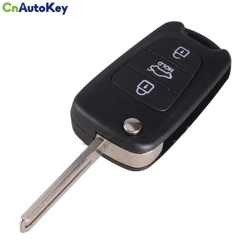 CS020011 3 Buttons HOLD Button Flip Folding Remote Key Shell For Hyundai IX35