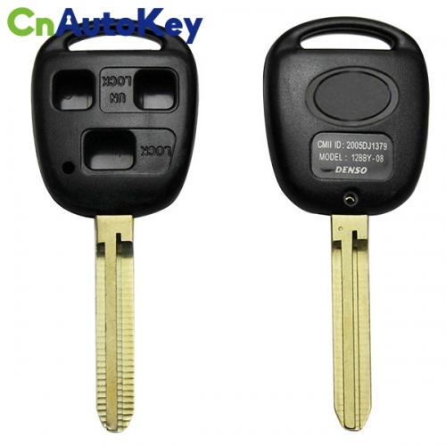 CS007020 Remote Key Shell for Toyota 3 button with Toy43 key blade