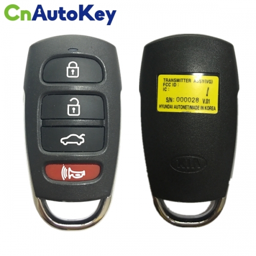 CN051016 Original Kia 3+1 button Remote  Key  315MHZ
