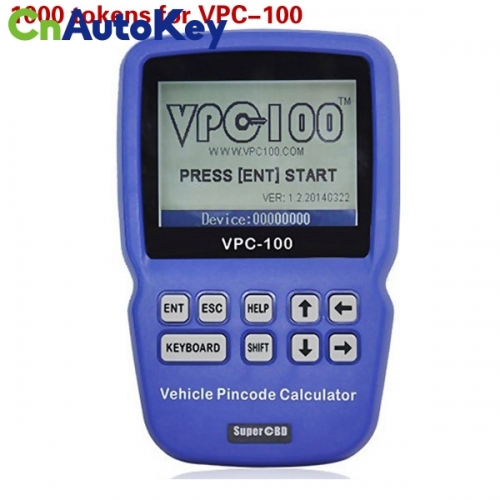 CNP062 1000 Tokens for VPC-100 Hand-Held Vehicle Pin Code Calculator
