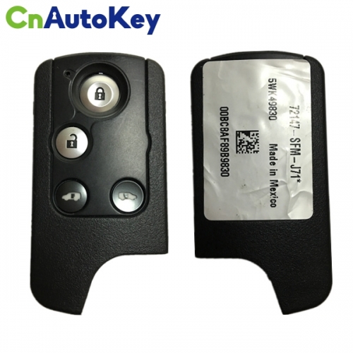 CN003080 Keyless Entry Remote Control Key HONDA 313.8Mhz PCF7945 5WK49830 72147-SFM-J71