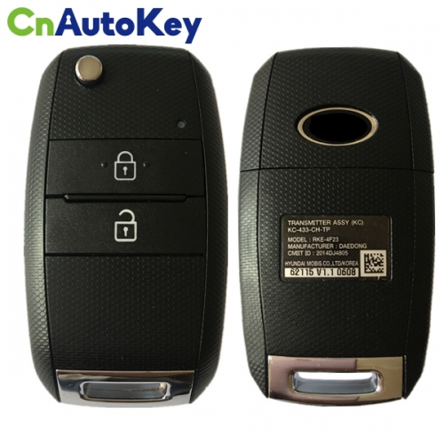 CN051014  Original Kia CEED SPORTAGE 2 button remote key 433.92mhz CMIIT ID2014DJ4805 Model RKE-4F23