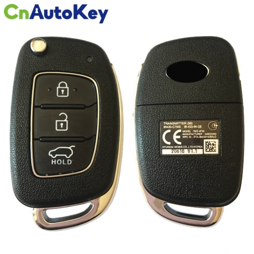 CN020074 Hyundai Remote Controls Key 433Mhz Fcc Id RKE-4F22 95430 C7500