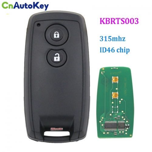 CN048005 2 BUTTONS 315MHZ for Suzuki Swift SX4 Grand Vitara WITH ID46 chip Uncut blade KBRTS003 HU133