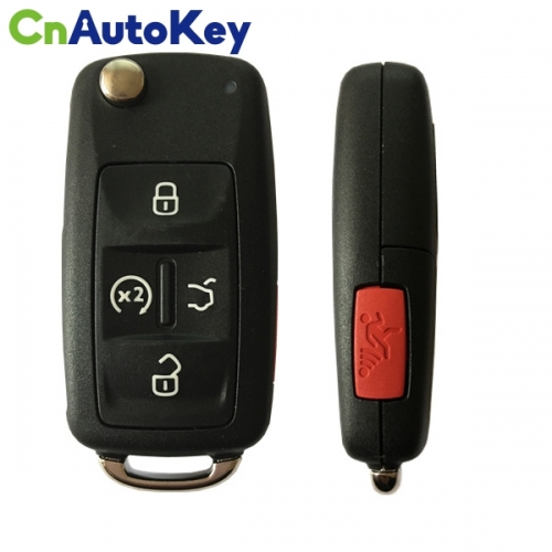 CN001028  For VW Remote Key 4+1Button 561 837 202D 315MHZ