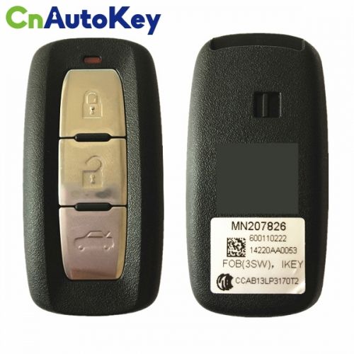 CN011010 for Mitsubishi Colt plus 3 Button smart key 433MHZ PCF7952 MN207826