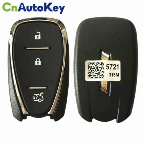 CN014049 2017 Chevrolet cruze 3 Button smart key 315mhz PCF7937E HYQ4AA 13585721C