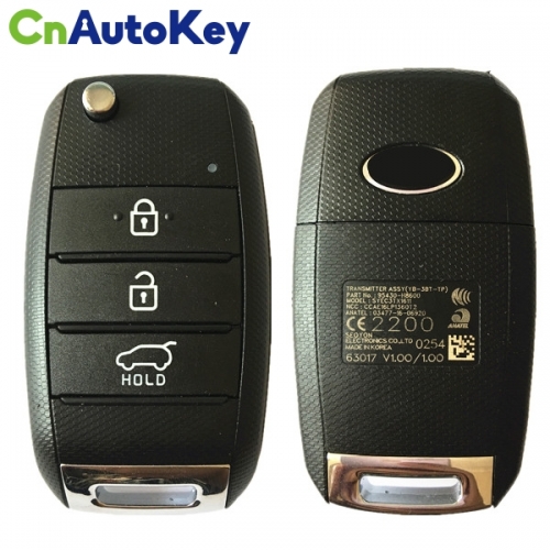 CN051054  Genuine 2016+ KIA Rio Remote Key 3 Button 433MHz 95430-H8600