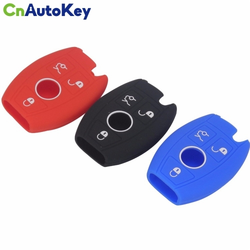 SCC002008 3 Buttons Car Silicone For Benz Smart W203 W211 CLK A C E S Class Slk Cl Key Cover Case