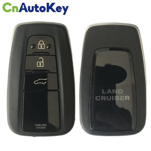 CN007123 ORIGINAL Smart Key for Toyota Land Cruiser 3Buttons 128-Bit AES 433mhz 0010 F43口 F2F2K2R