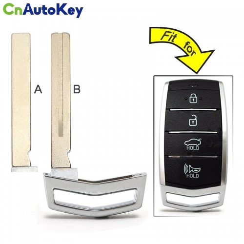 CS020025  for Hyundai Genesis G80 2017 2018 Replacement Smart Prox Emergency Car Key Remote Insert Blade